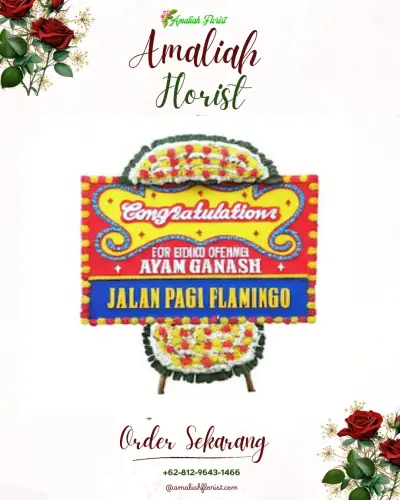 Bunga Papan Congratulation di Losung Batu.
